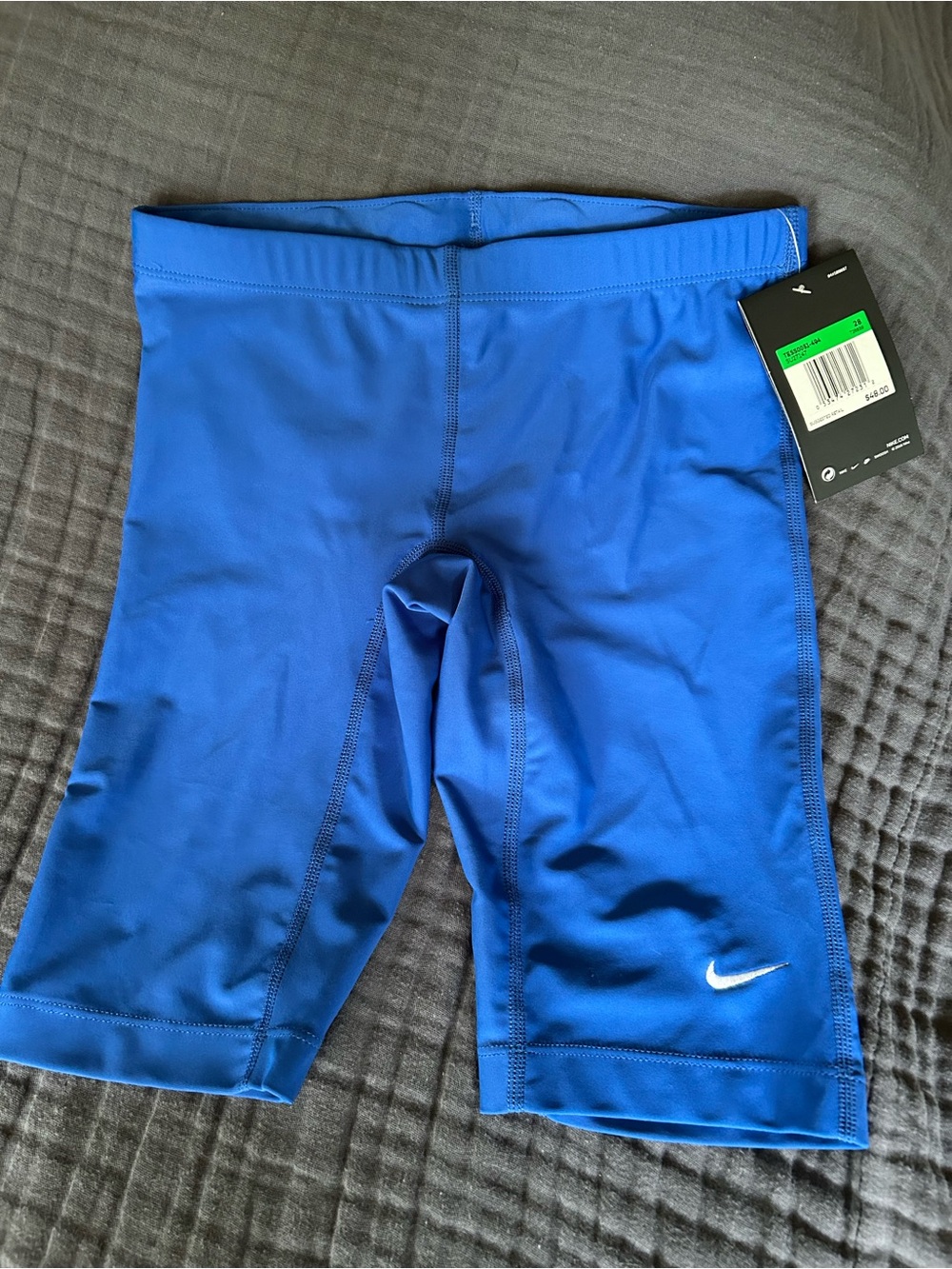 NWT Nike Youth Royal Blue Swim Jammers